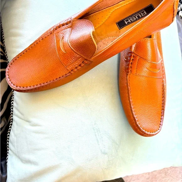 Gordon Rush | Shoes | Size 2 Cognac Leather Penny Loafers  display picture 1